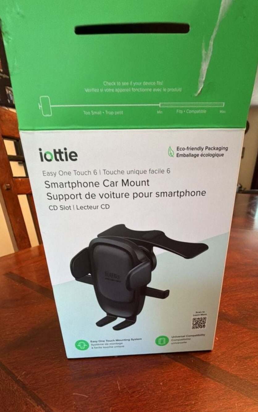 iOttie Easy One Touch 6 CD Slot Smartphone Car Mount